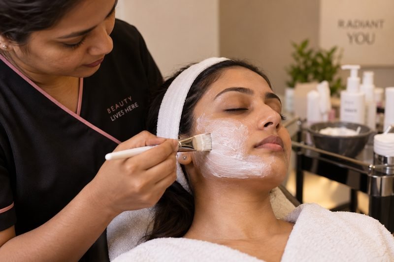 Bleach and de-tan brightening treatment